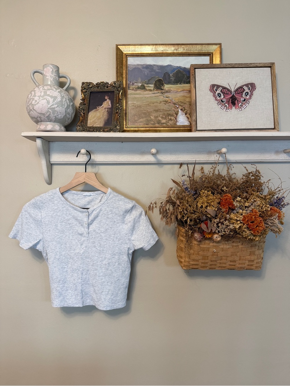 Primark Light Gray Heather Crop Top